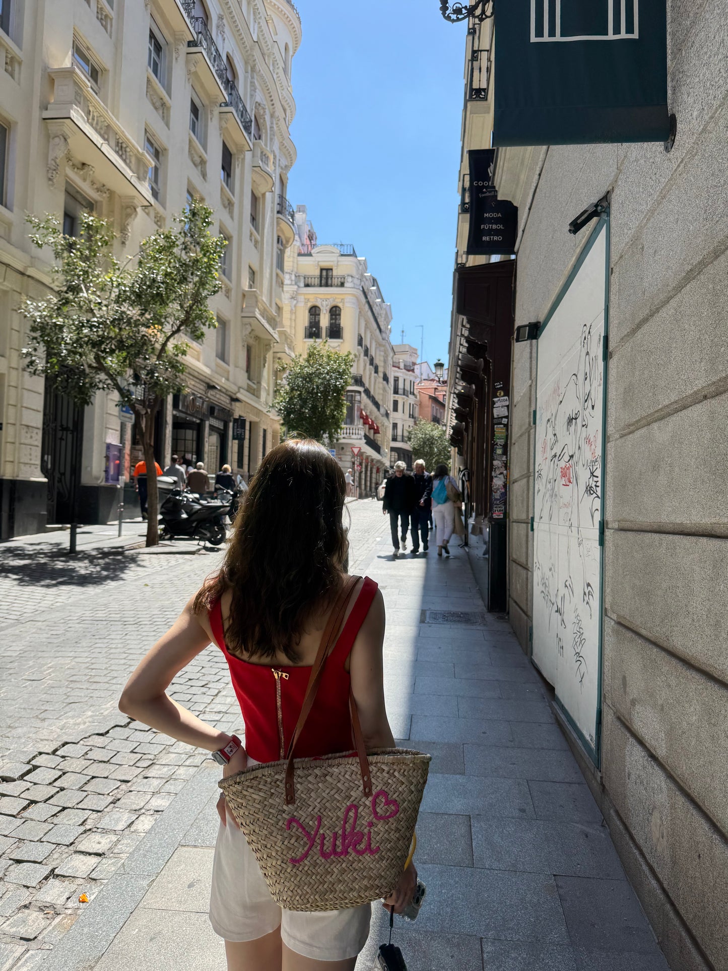 Olasita Signature Personalized Straw Tote Bag (Shoulder Strap)